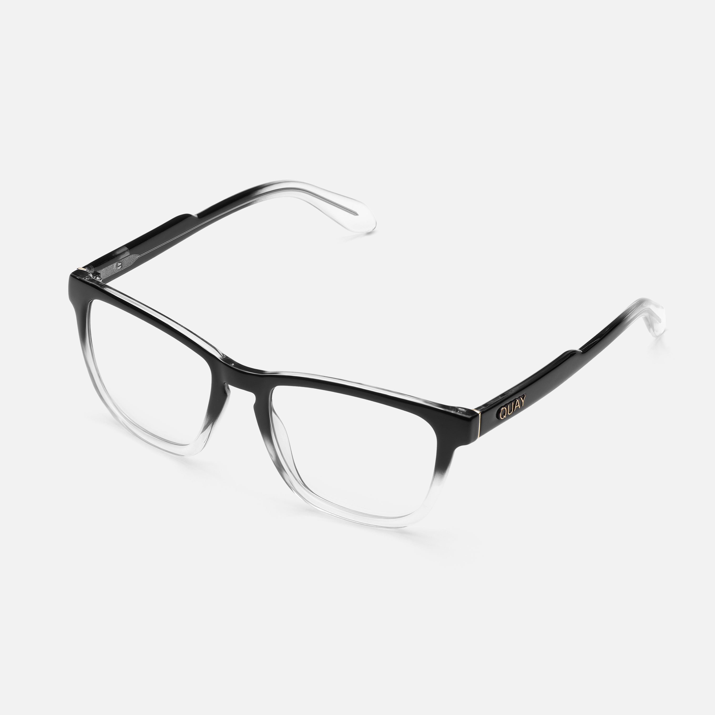 QUAY Hardwire 50mm Blue Light Glasses outlet Blk/Clear/Clear BNWT SOLD OUT!