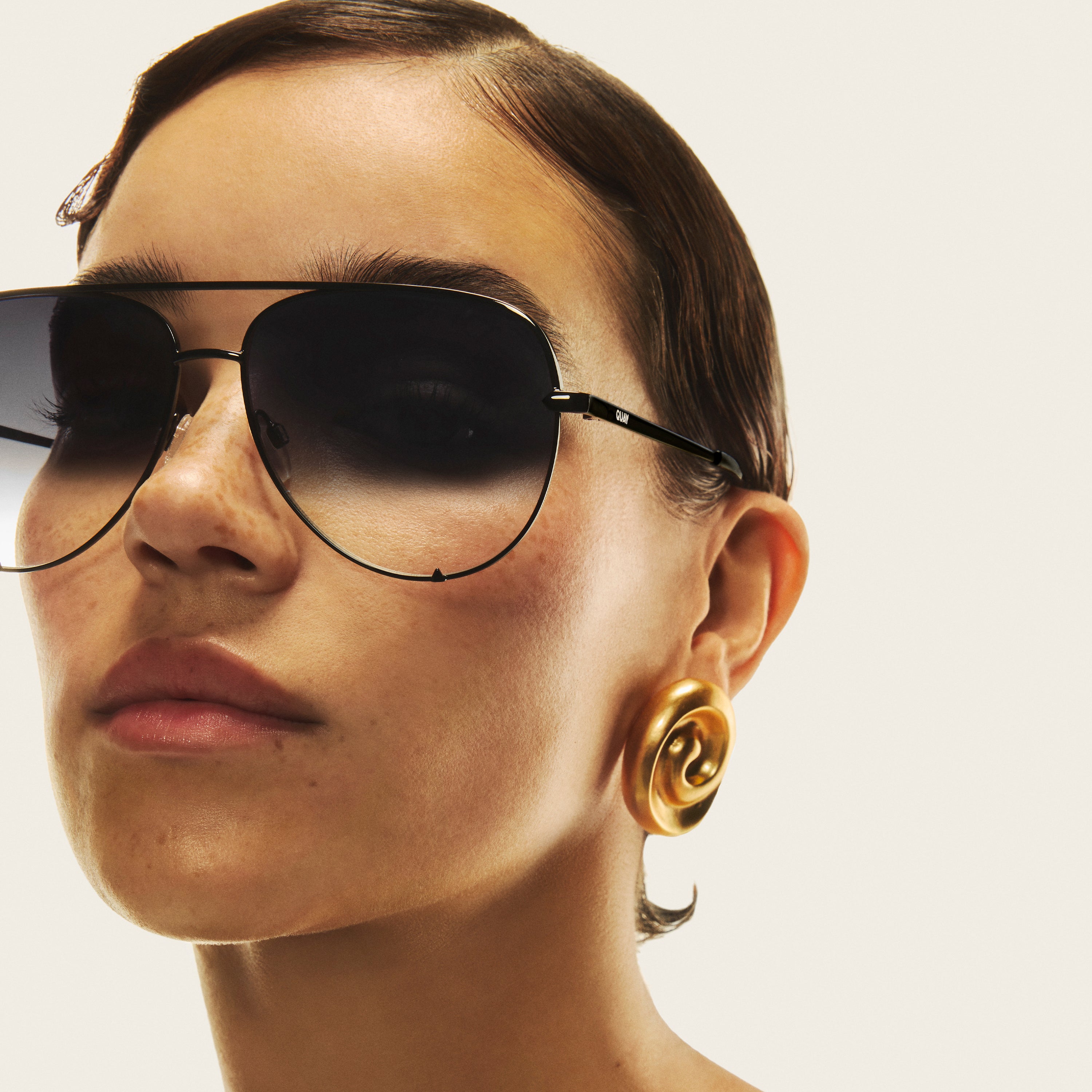 Best NEW! Quay high key mini aviators goldxgold