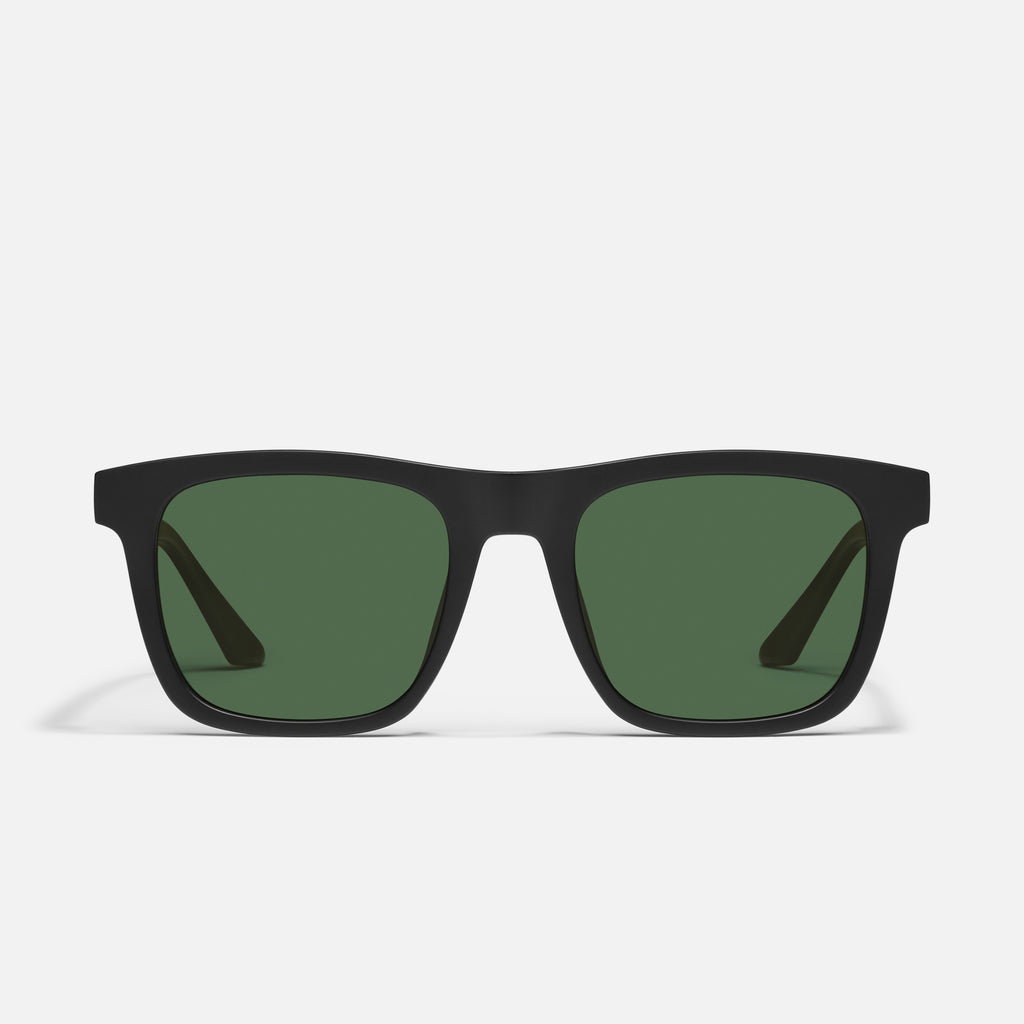 MATTE BLACK/GREEN POLARIZED