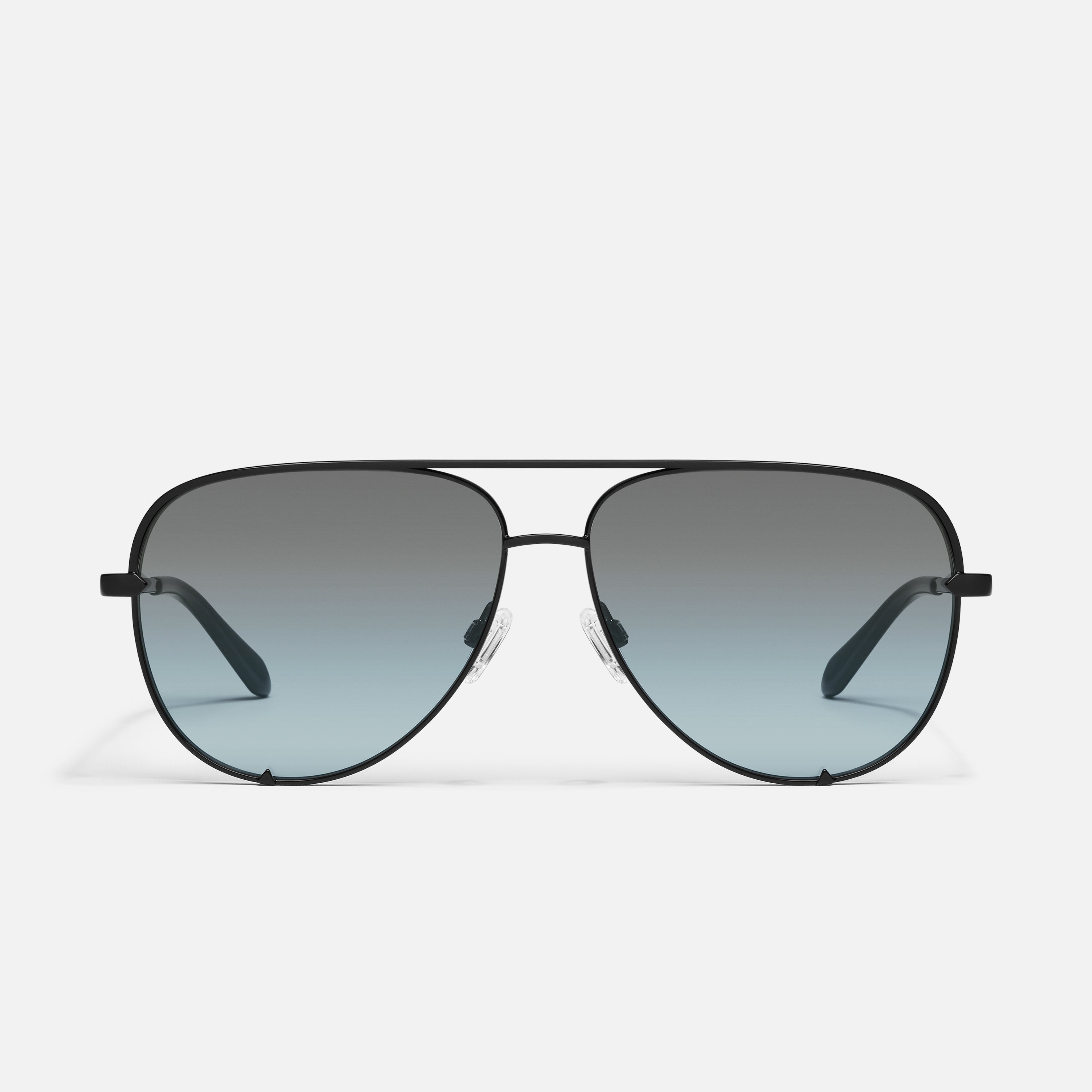 HIGH KEY Wire Frame Aviator Sunglasses Quay