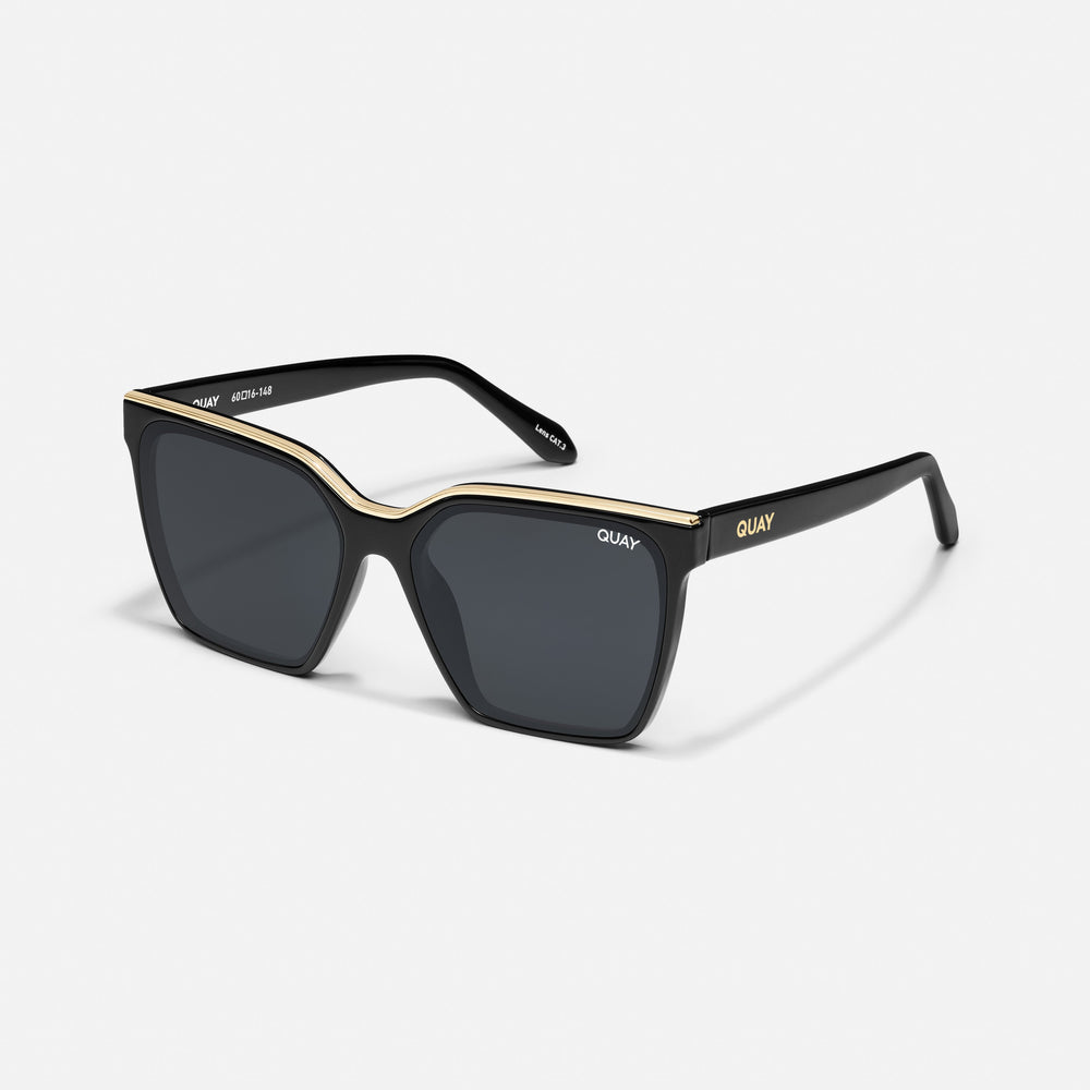 LEVEL UP Square Brow Bar Sunglasses | Quay Australia SALE