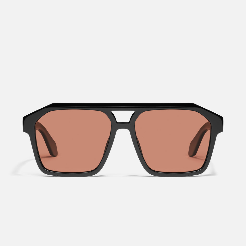 BLACK/APRICOT POLARIZED