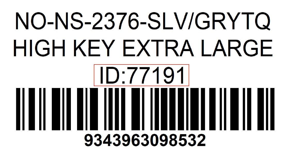 Where to find SKU